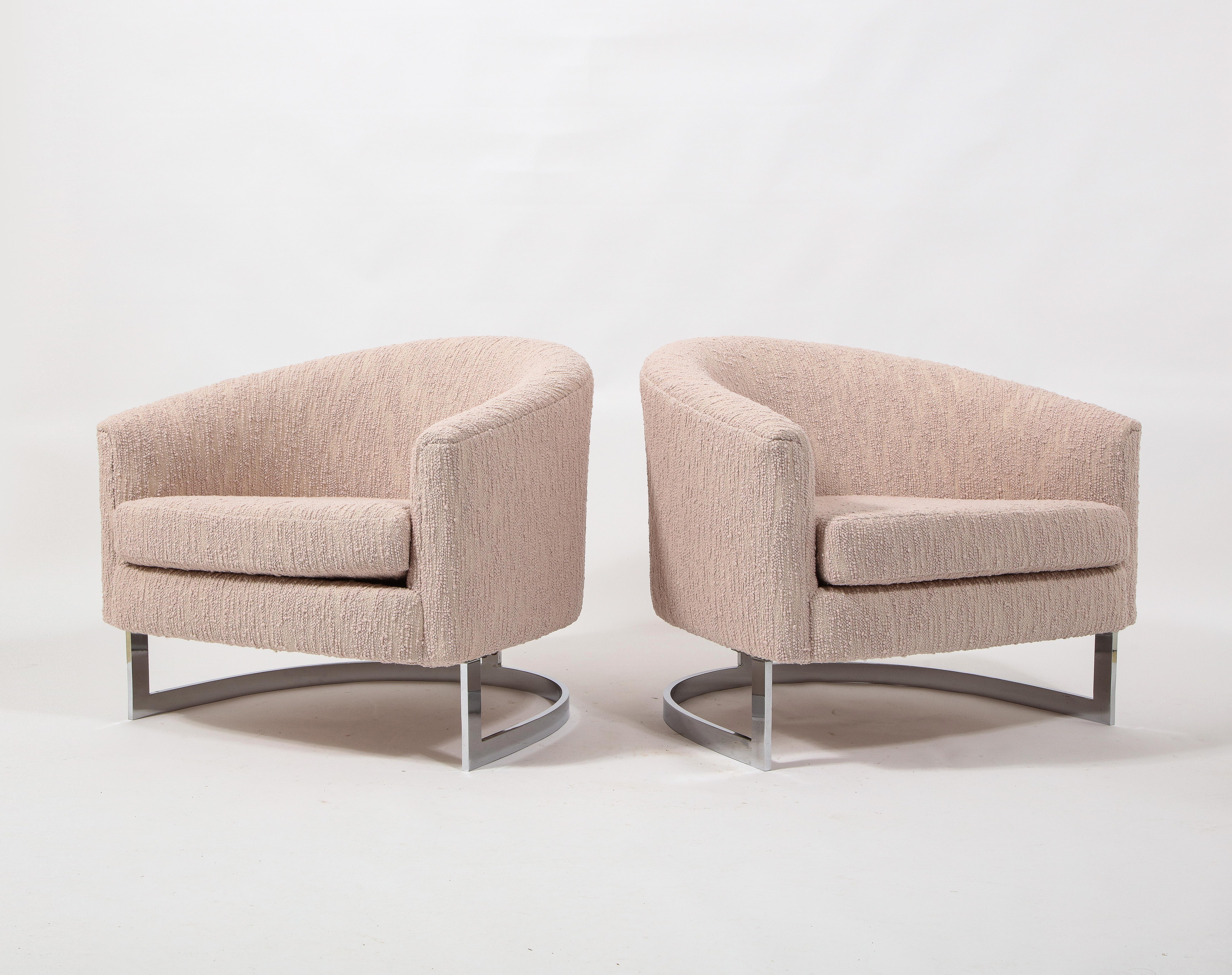 Pair of Finn Andersen for Selig Armchairs, USA, c. 1968 7