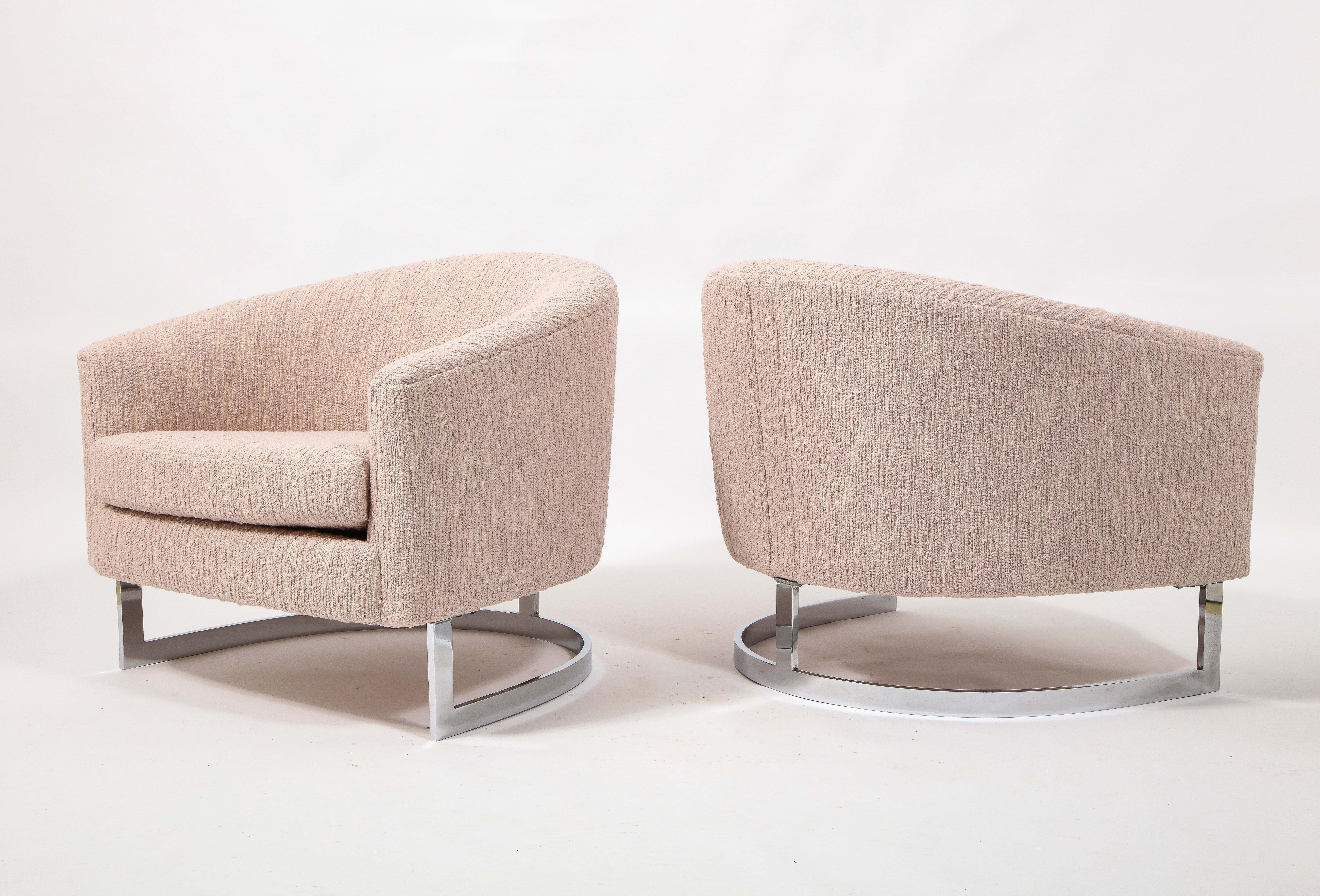 Pair of Finn Andersen for Selig Armchairs, USA, c. 1968 8