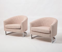 Pair of Finn Andersen for Selig Armchairs, USA, c. 1968