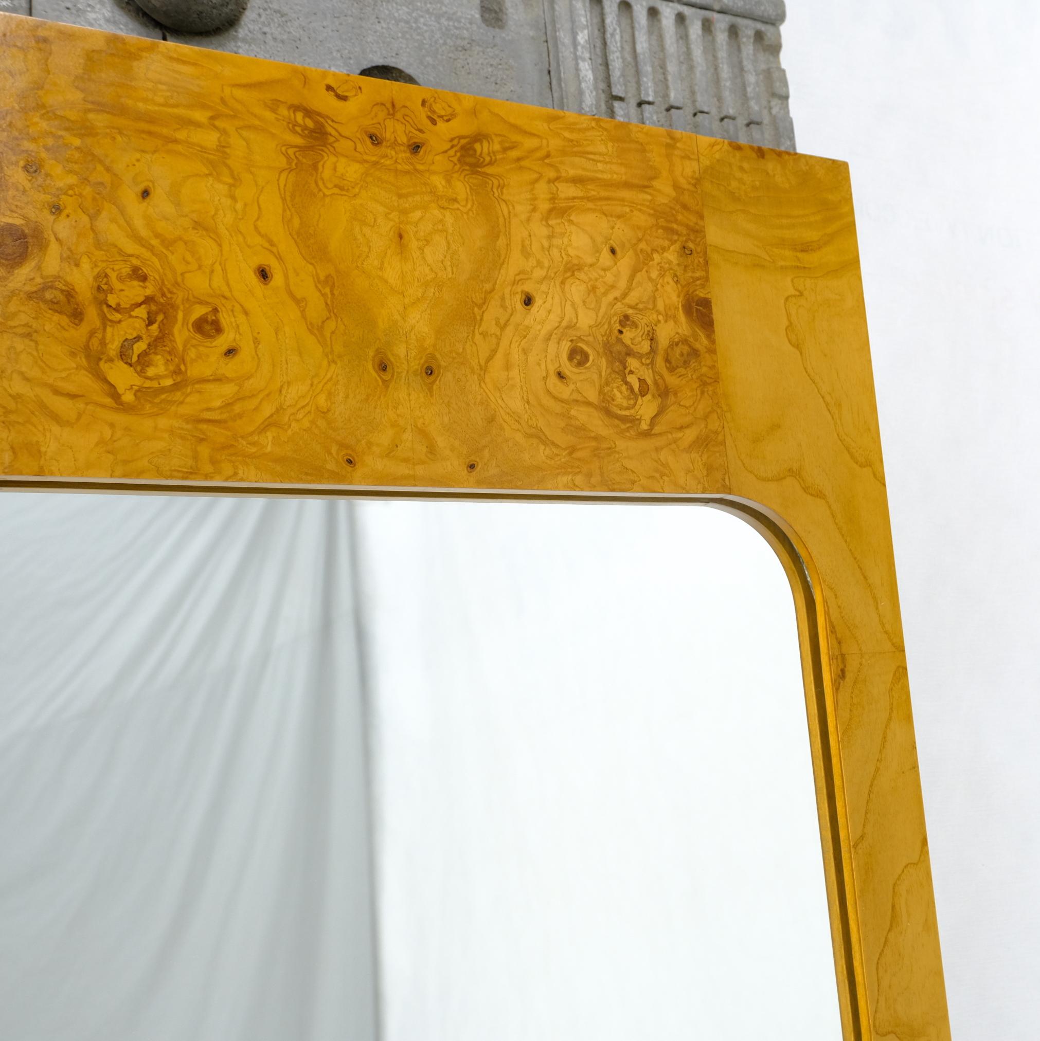 Paar Wandspiegel im Stil von Milo Baughman aus Wurzelholz im Mid-Century Modern-Stil im Angebot 5
