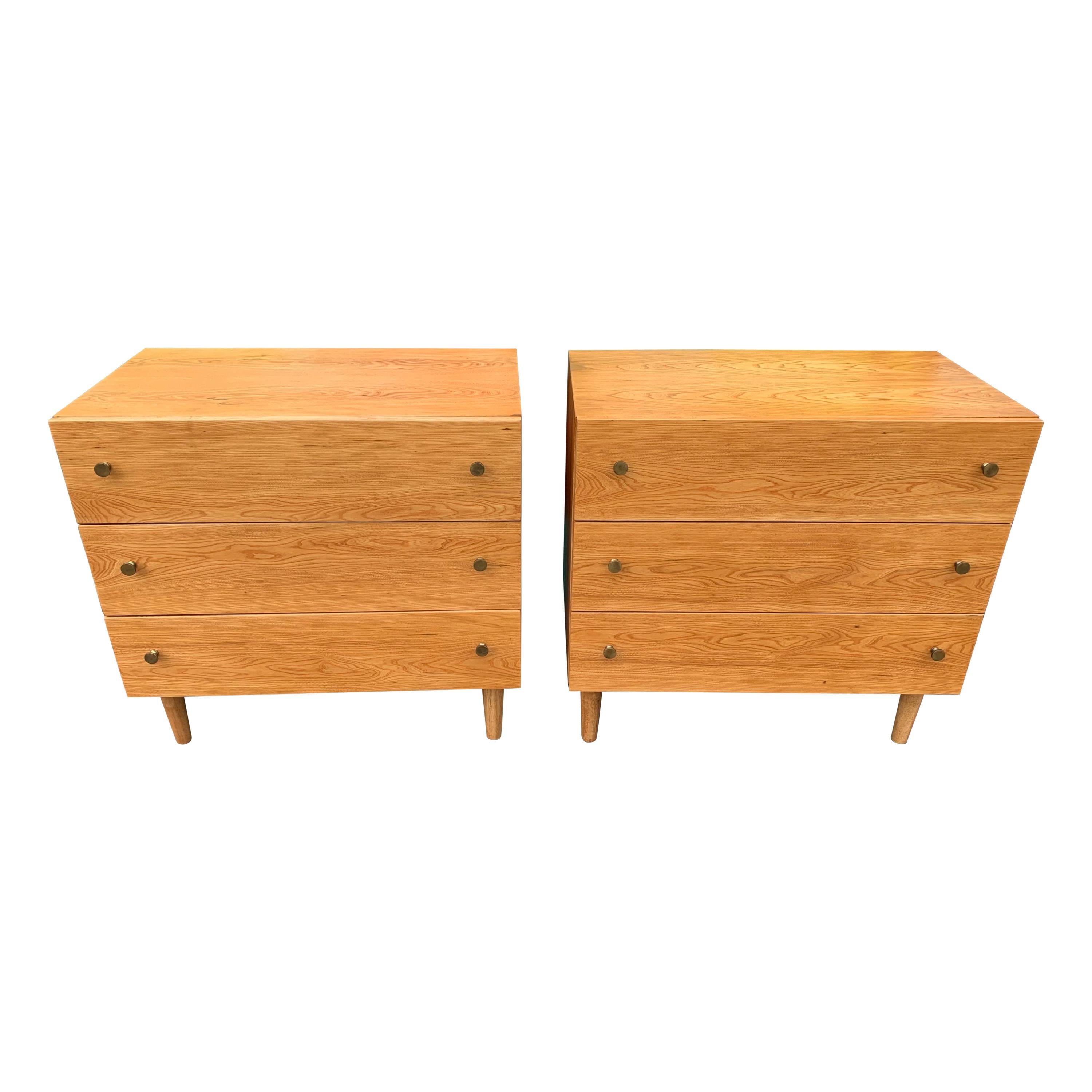 Pair of Milo Baughman Chest of Drawers