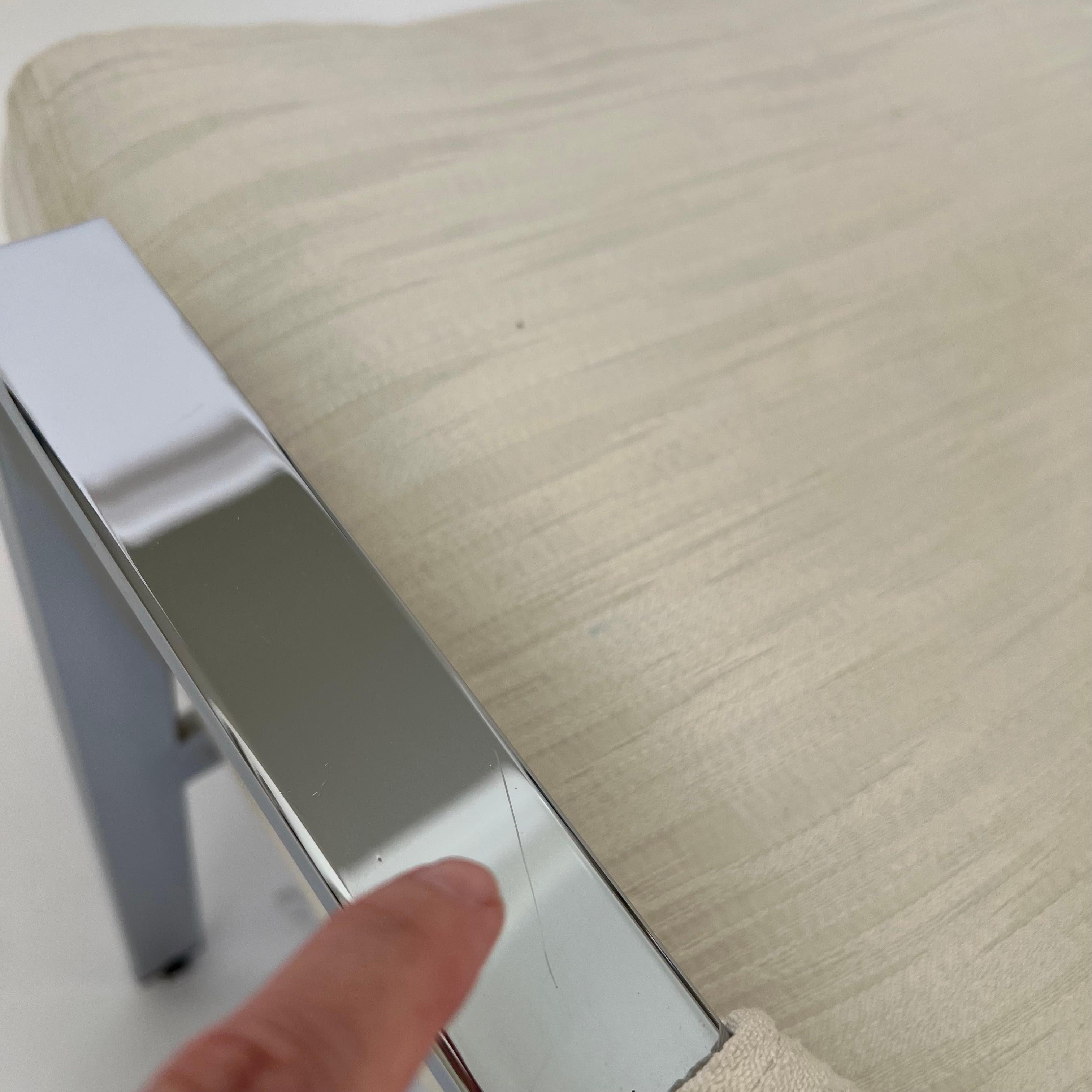 Paire de chaises longues Milo Baughman à cadre chromé en vente 5