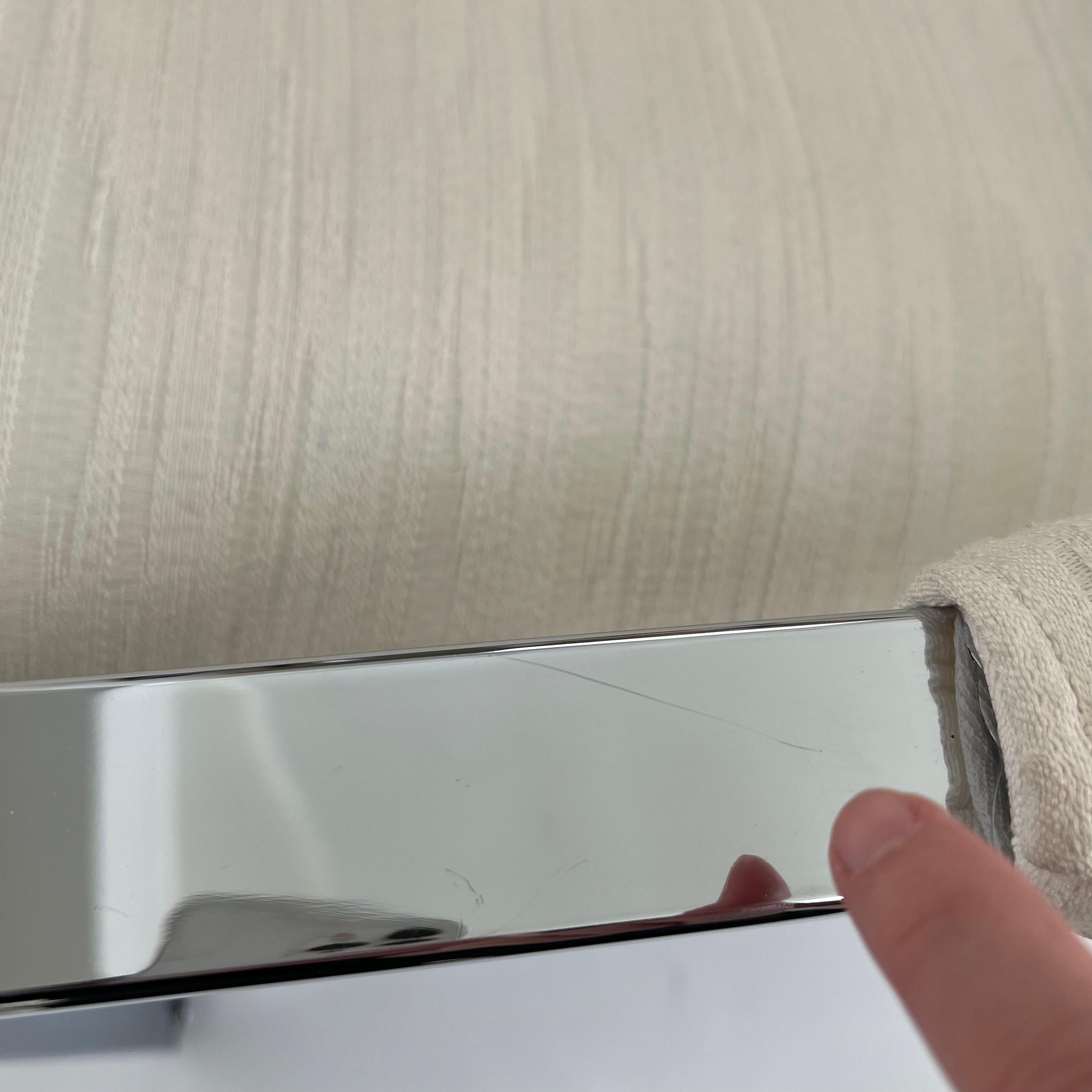 Paire de chaises longues Milo Baughman à cadre chromé en vente 6