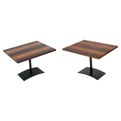 Pair of Milo Baughman End Tables Mid Century Modern 28w x 22d x 19h