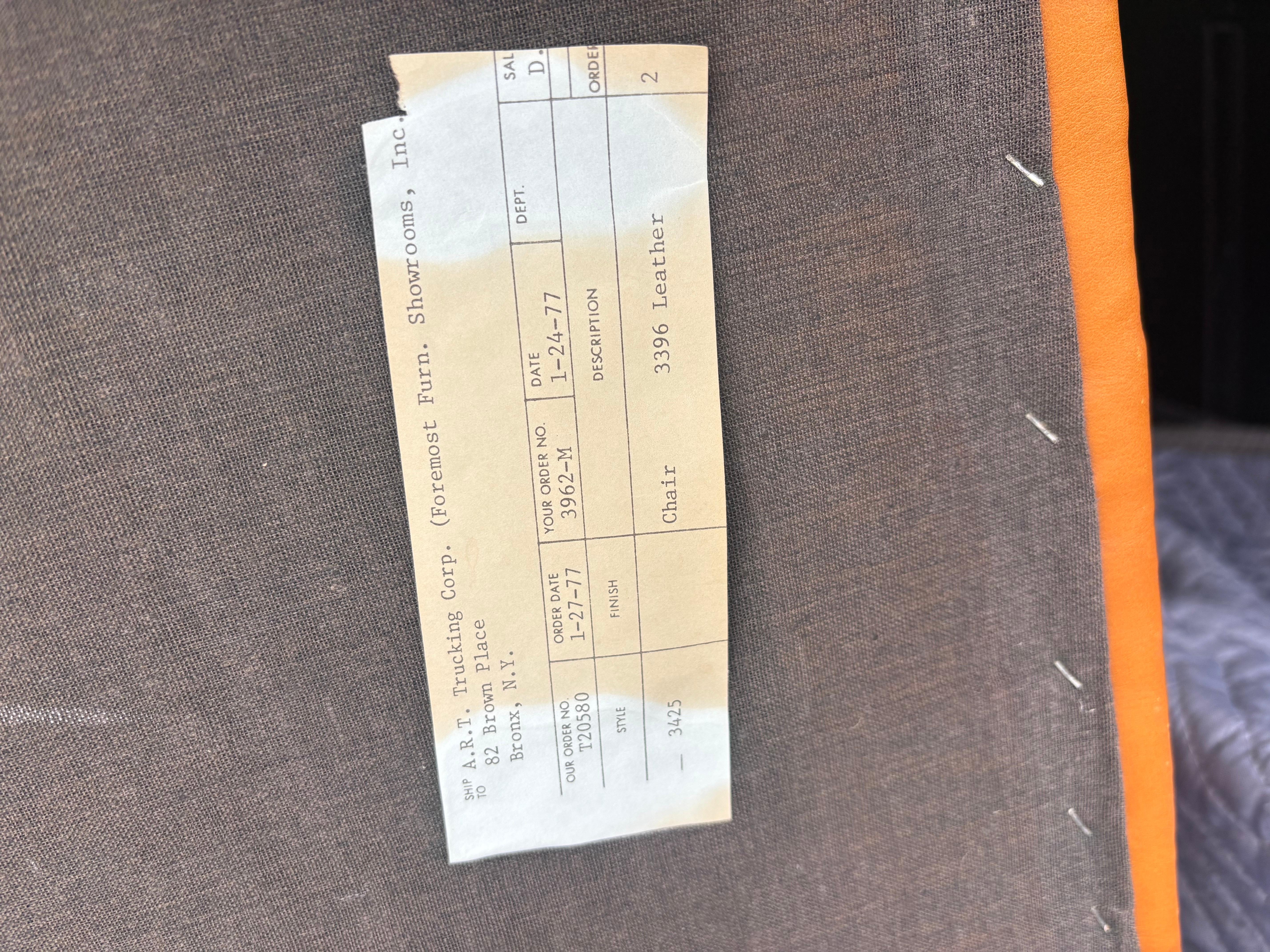 Coppia di sedie a cubo di Milo Baughman per Thayer Coggin in cromo e pelle in vendita 2
