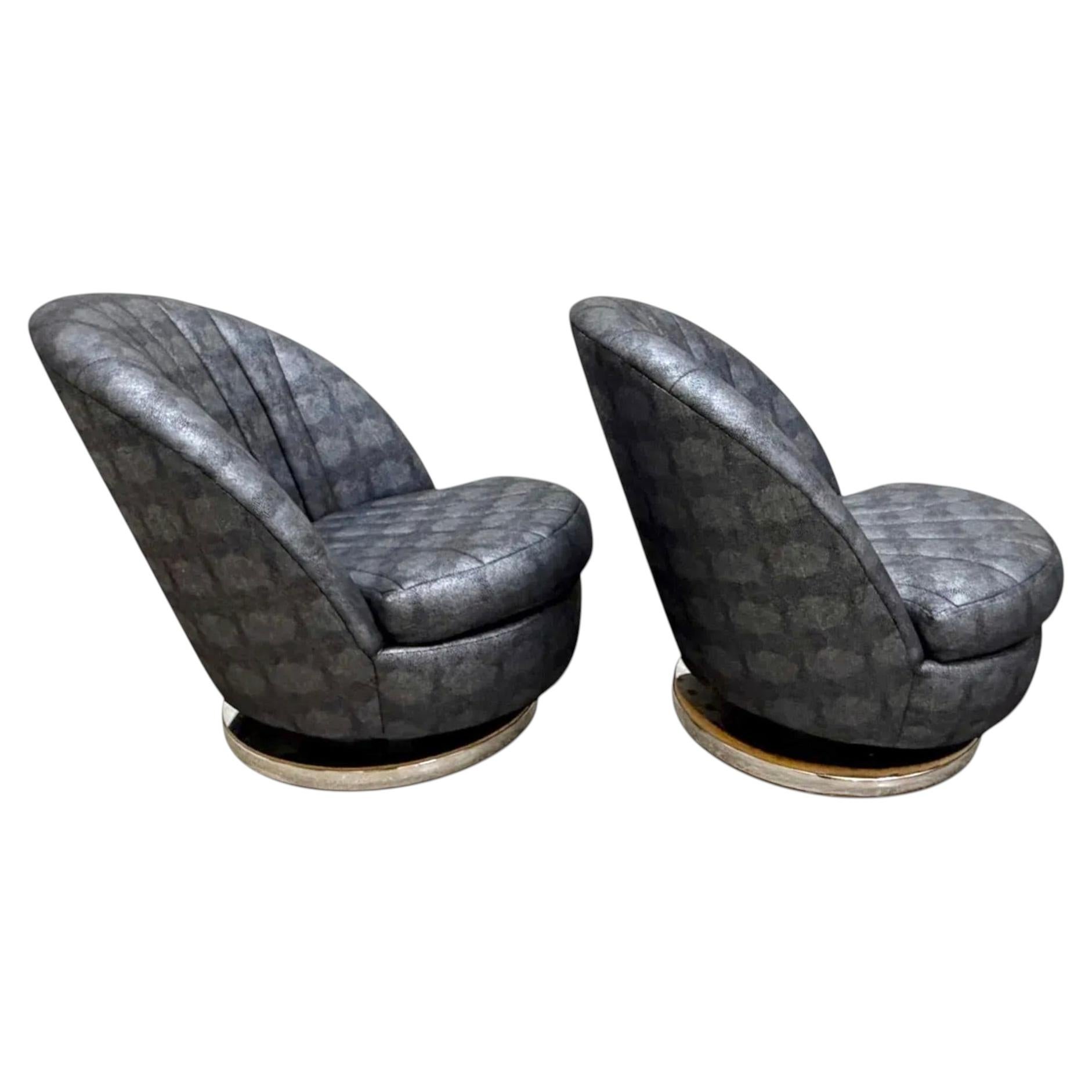 Pair of Milo Baughman for Thayer Coggin Lounge Chairs