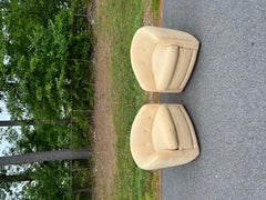 Paire de chaises longues à bascule pivotante de Milo Baughman pour Thayer Coggin