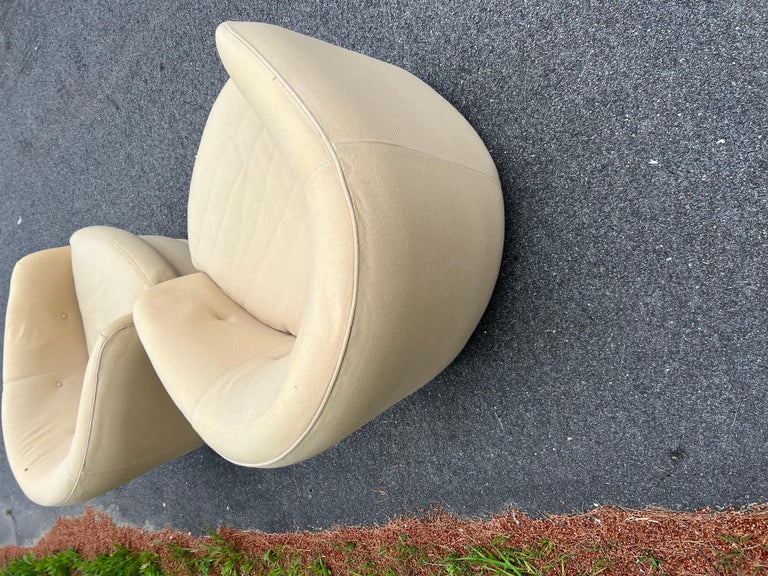 Thayer Small Rocker Pair of Milo Baughman for Thayer Coggin Swivel Rocker Lounge Chairs at ...