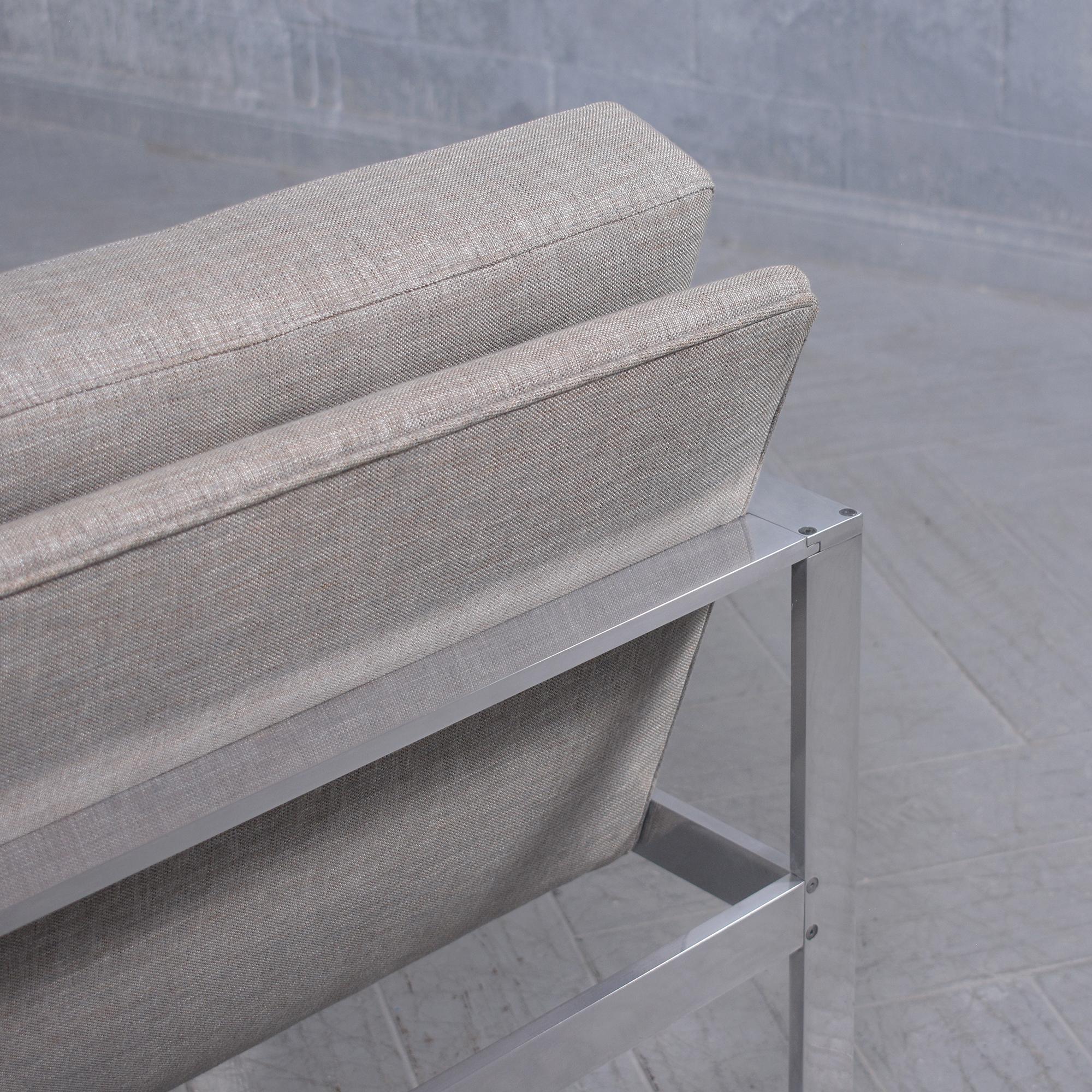 Restored Milo Baughman Lounge Chairs: Mid-Century Elegance Meets Modern Comfort For Sale 6