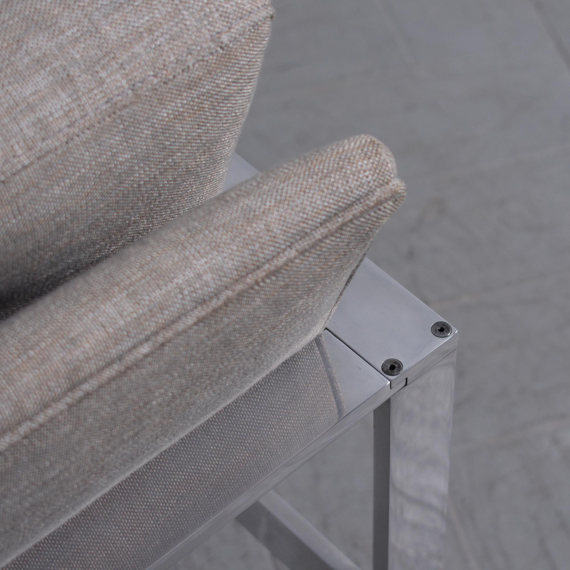 Restored Milo Baughman Lounge Chairs: Mid-Century Elegance Meets Modern Comfort For Sale 7