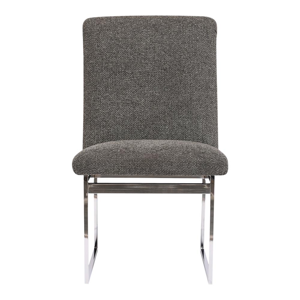 Mid-Century Modern Pair of Milo Baughman Style Chrome Chairs