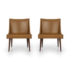 Pair of Milo Baughman Slipper Chairs for Thayer Coggin