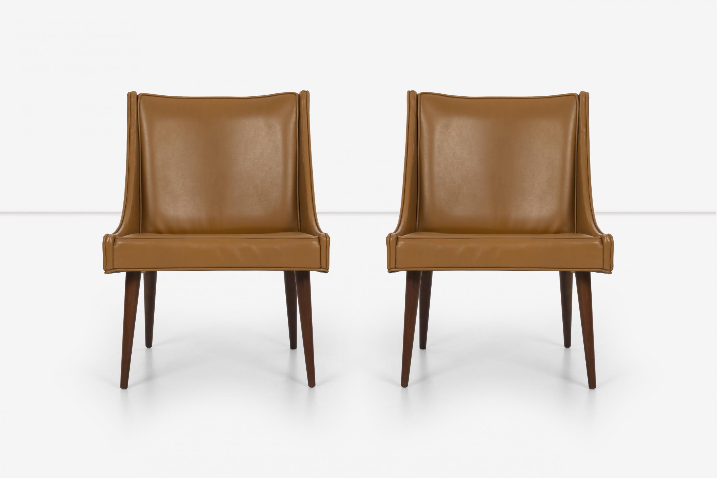 Mid-Century Modern Paire de fauteuils pantoufles de Milo Baughman pour Thayer Coggin en vente