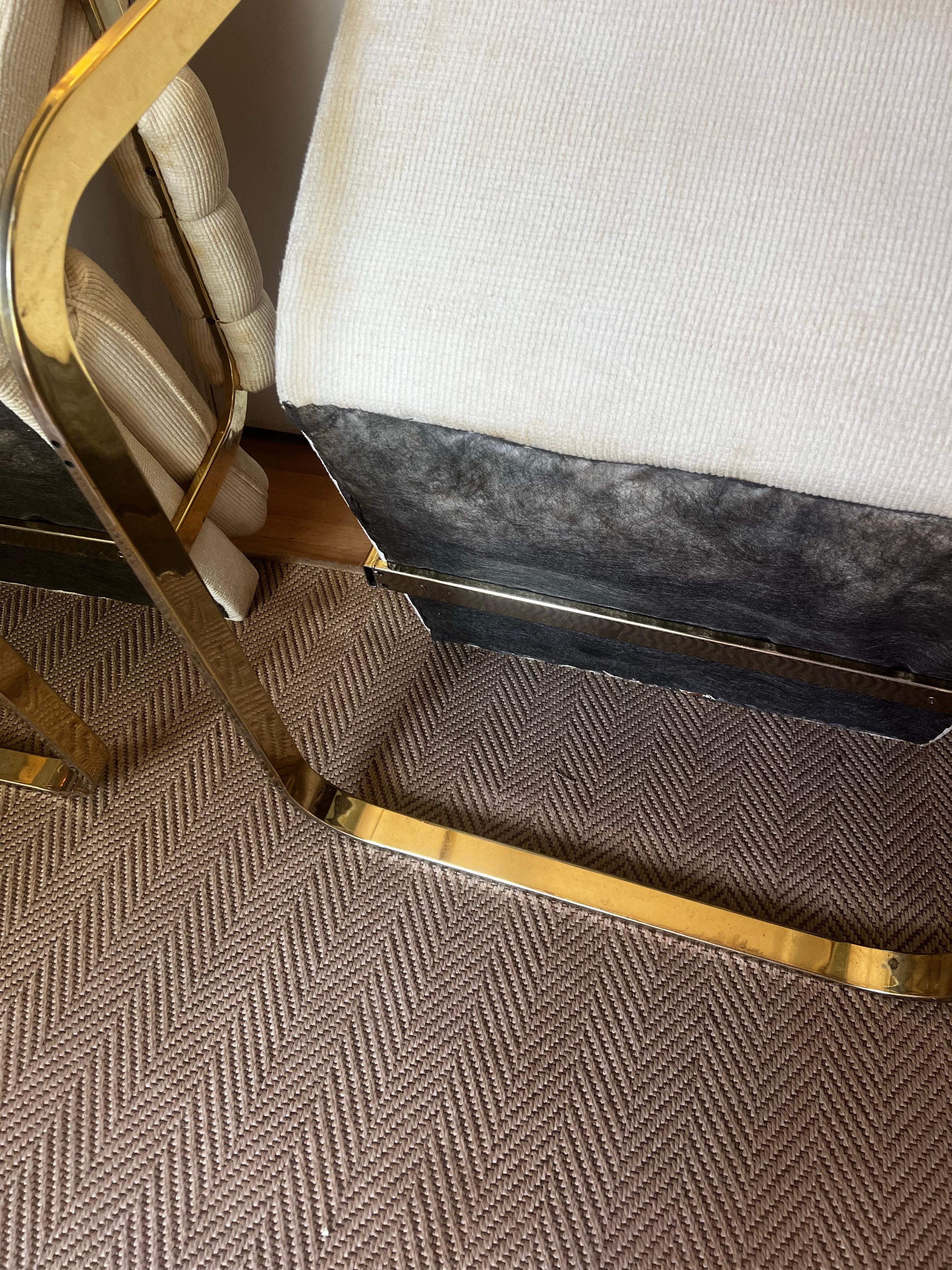 Paire de fauteuils de salon de style Milo Baughman en vente 1