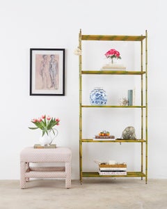 Pair of Milo Baughman Style Parsons Ottoman Benches