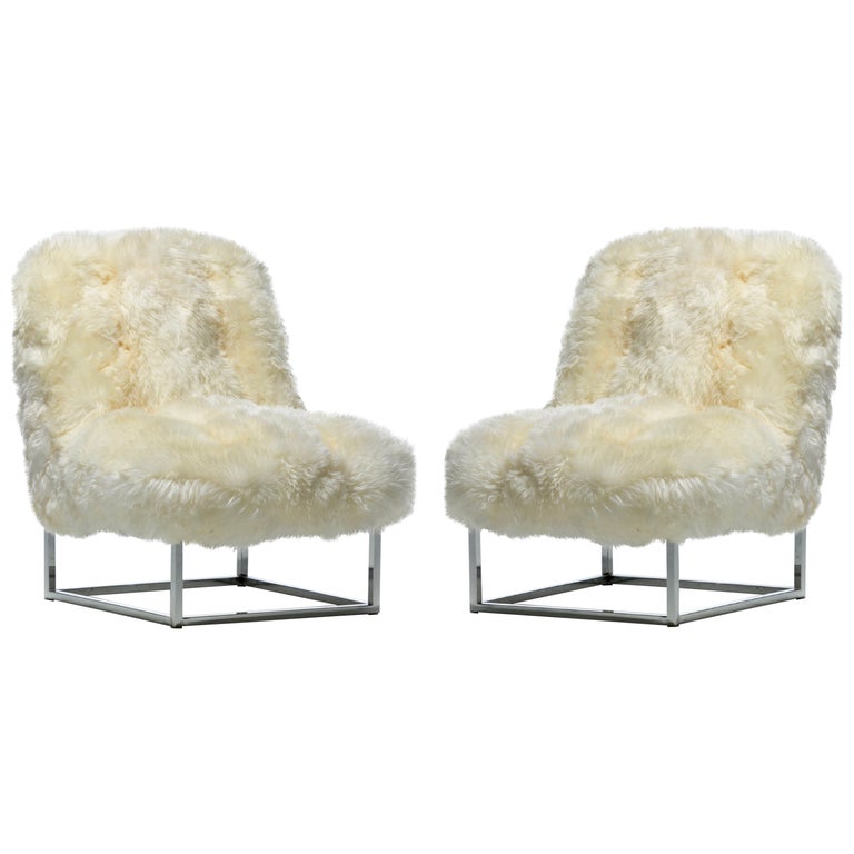Slipper Chairs, 1970s, offered by Interior Motives LLC