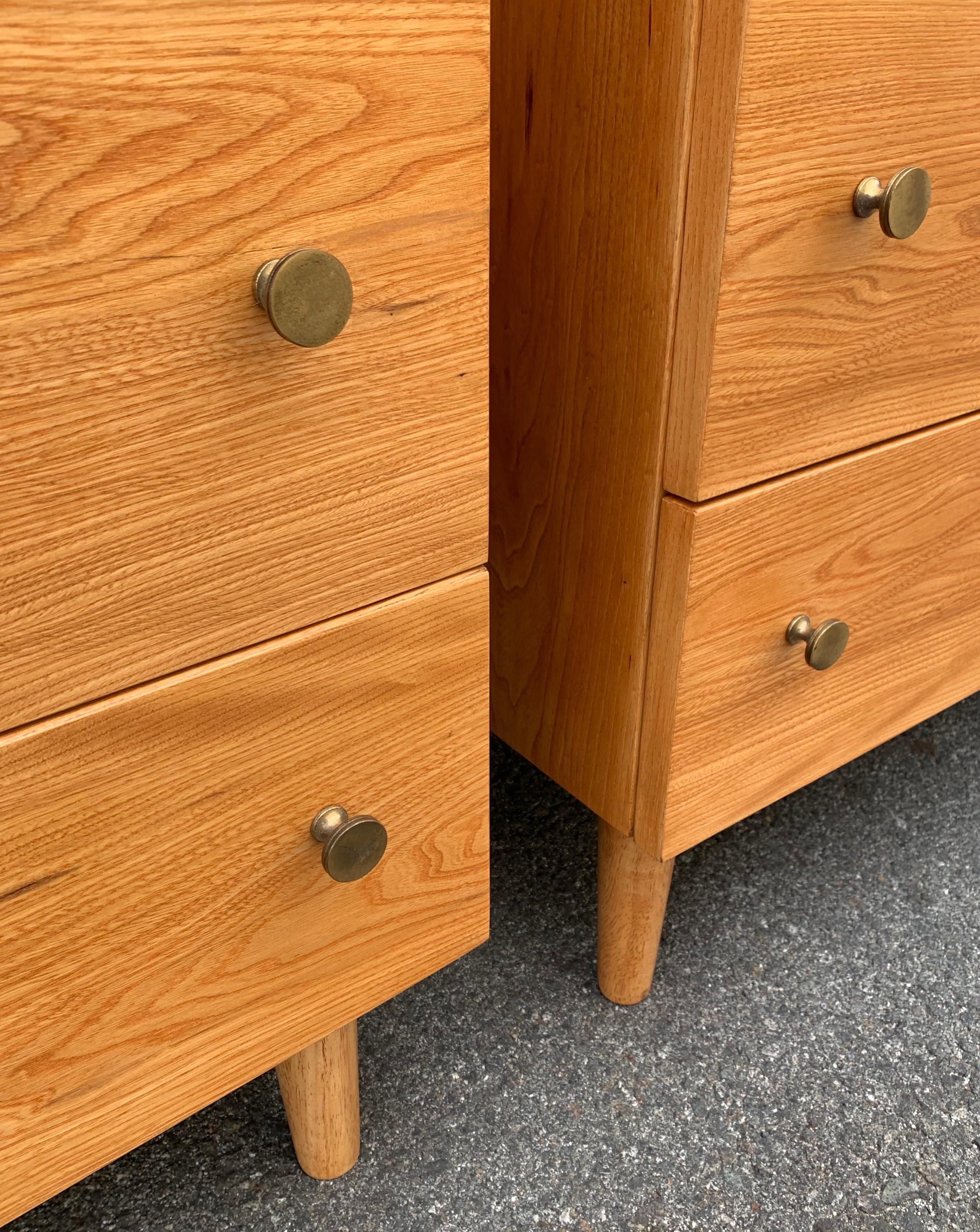 Mid-Century Modern Pair of Milo Baughman Chest of Drawers