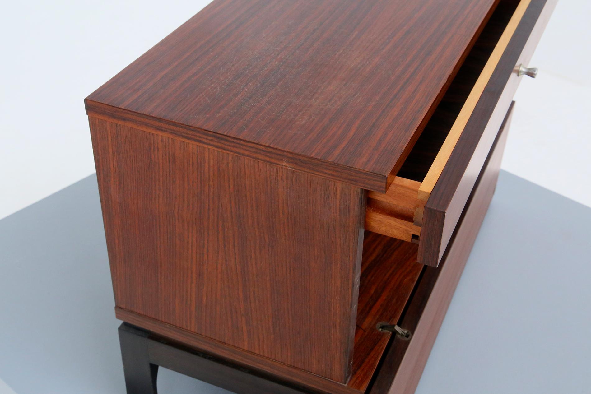 Pair of Bedside by MiM in Wood, 1960s 4