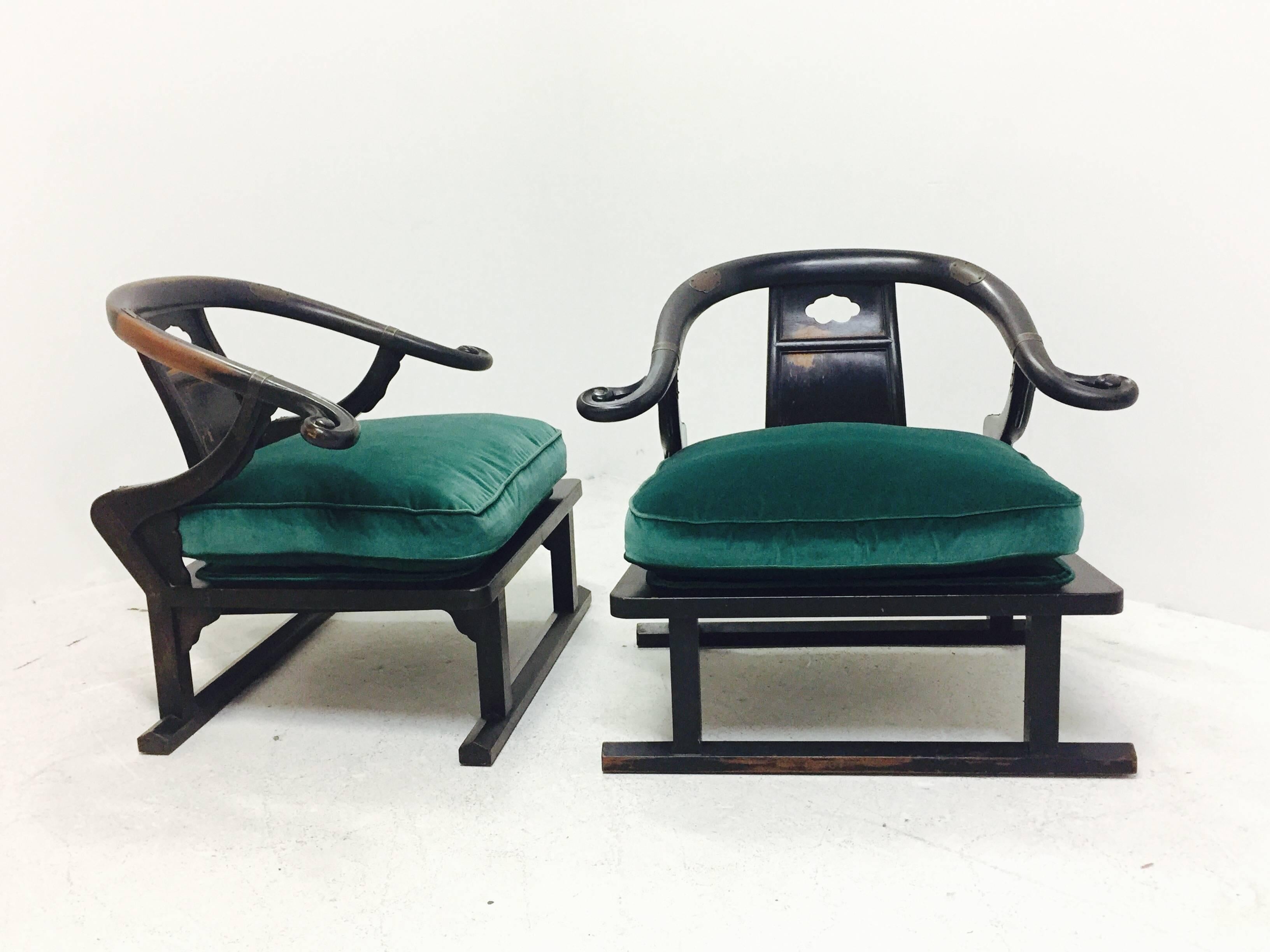 pair of lounge chairs