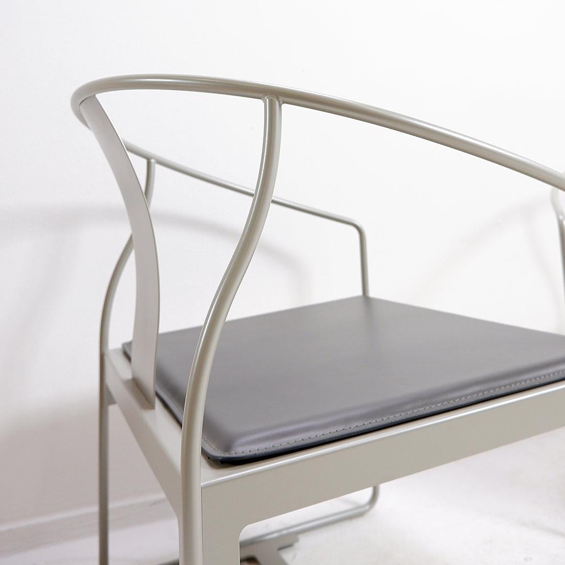 Acciaio Coppia di poltrone MINGX di Konstantin Grcic per Driade in vendita