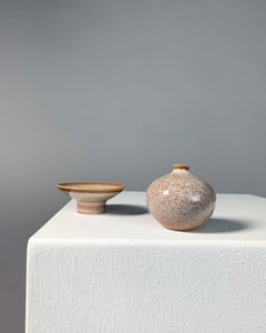 Coppia di vasi e ciotole in miniatura di Bertil Lundgren in gres Rörstrand degli anni '70