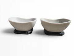 Pair of Miniature Marble Bathtubs, Italy, 1950s