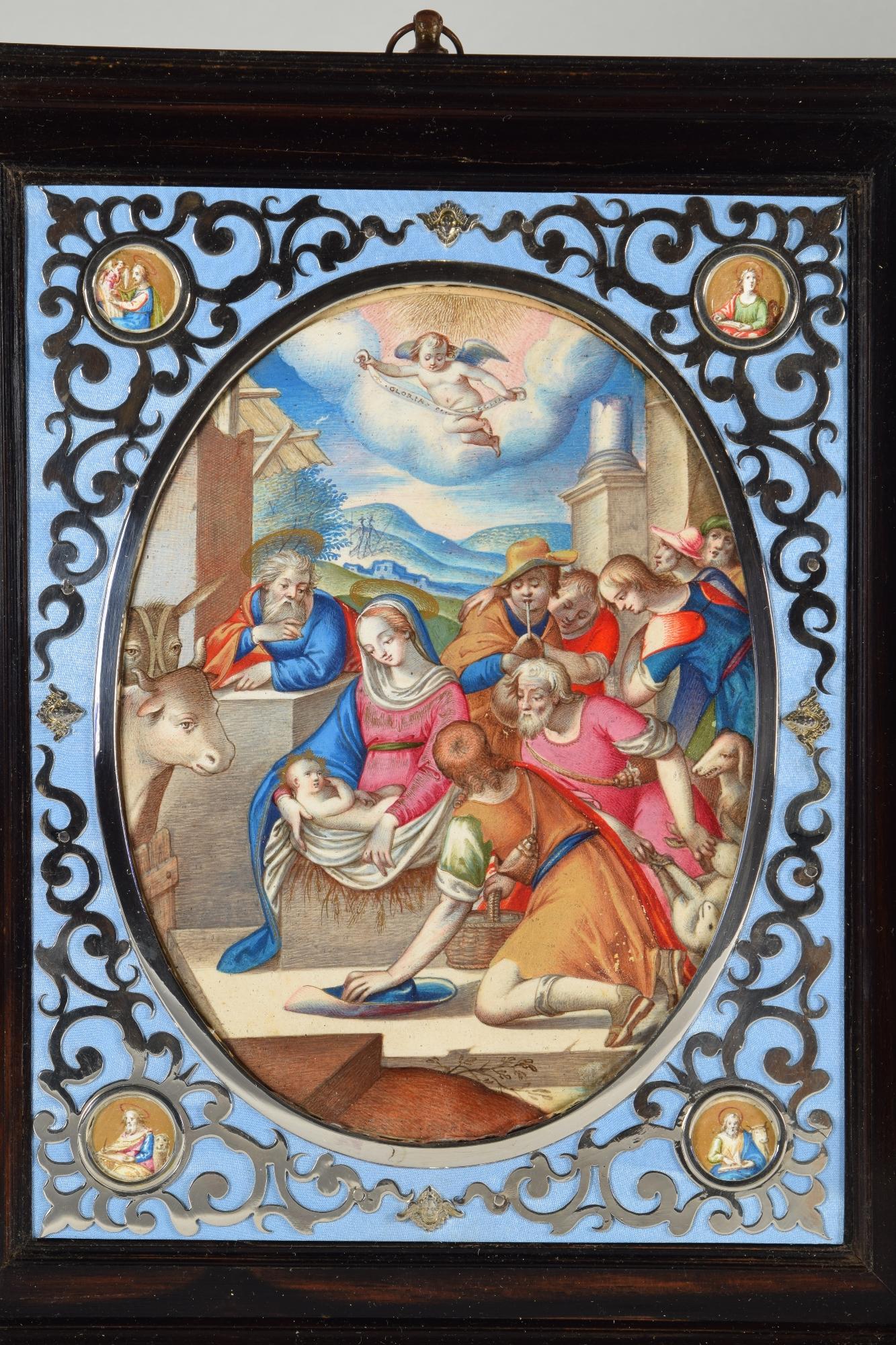 Baroque Pair of Miniatures, Frans van de Casteele 'Kasteels' aka Francesco da Castello For Sale