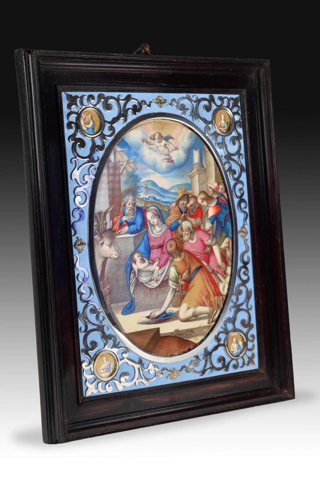 Baroque Pair of Miniatures, Frans van de Casteele 'Kasteels' aka Francesco da Castello For Sale