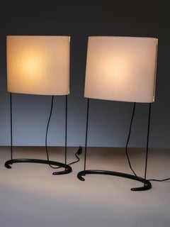 Minimale Tischlampen „Gala“ von Paolo Rizzatto für Arteluce, Italien, 1970er Jahre, Paar