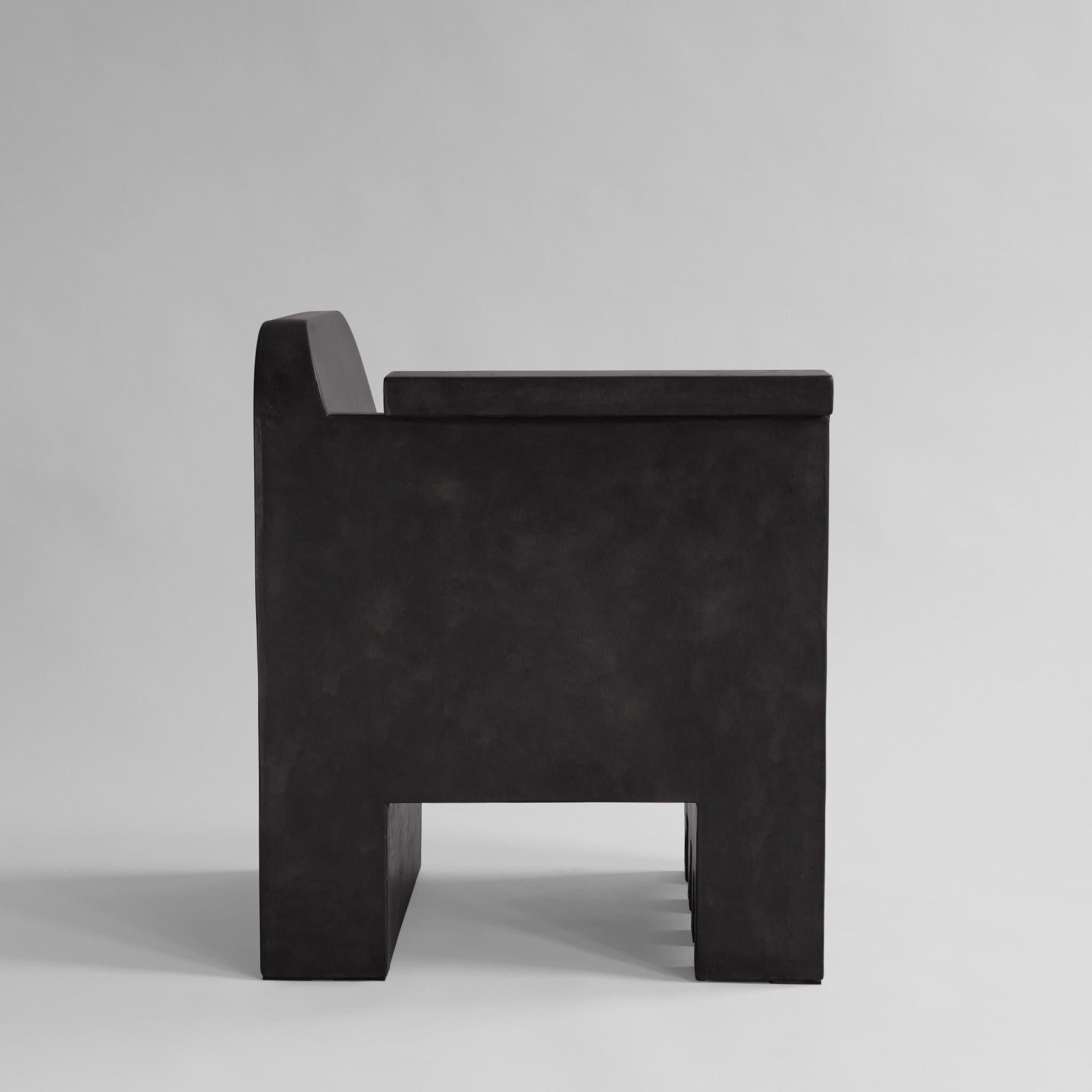 Pareja de Sillones Minimalistas Kamodo, Color Café, Fibra de Hormigón. Moderno en venta
