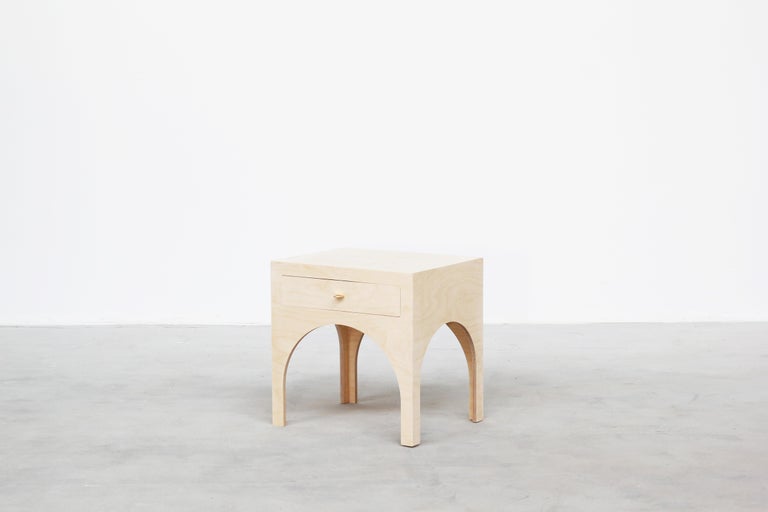 German Pair of Minimalist Nightstands Consoles Commodes 2 by Atelier Bachmann, 2019 For Sale