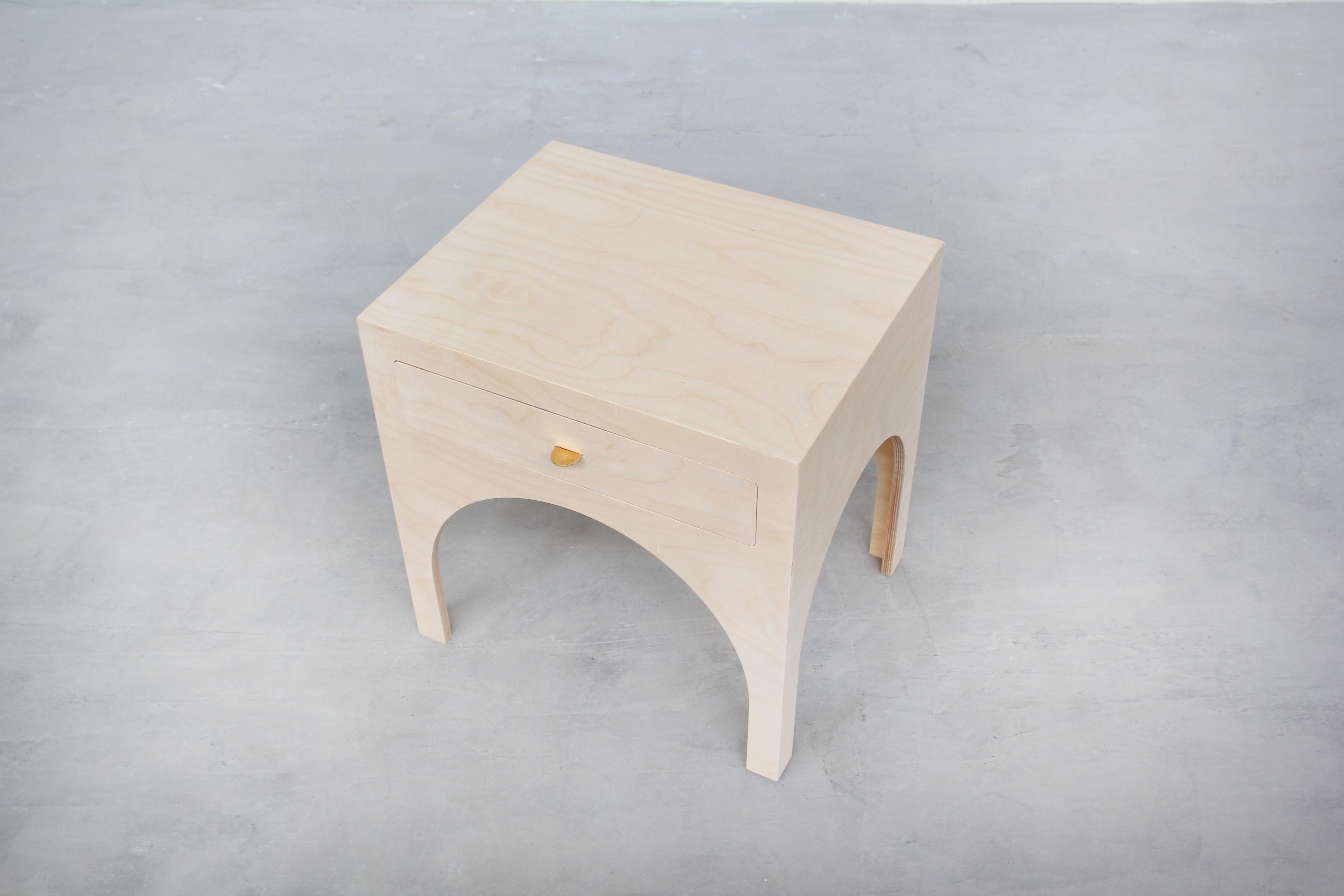 Paire de tables de nuit consoles et commodes minimalistes 2 de l'Atelier Bachmann, 2019 en vente 1