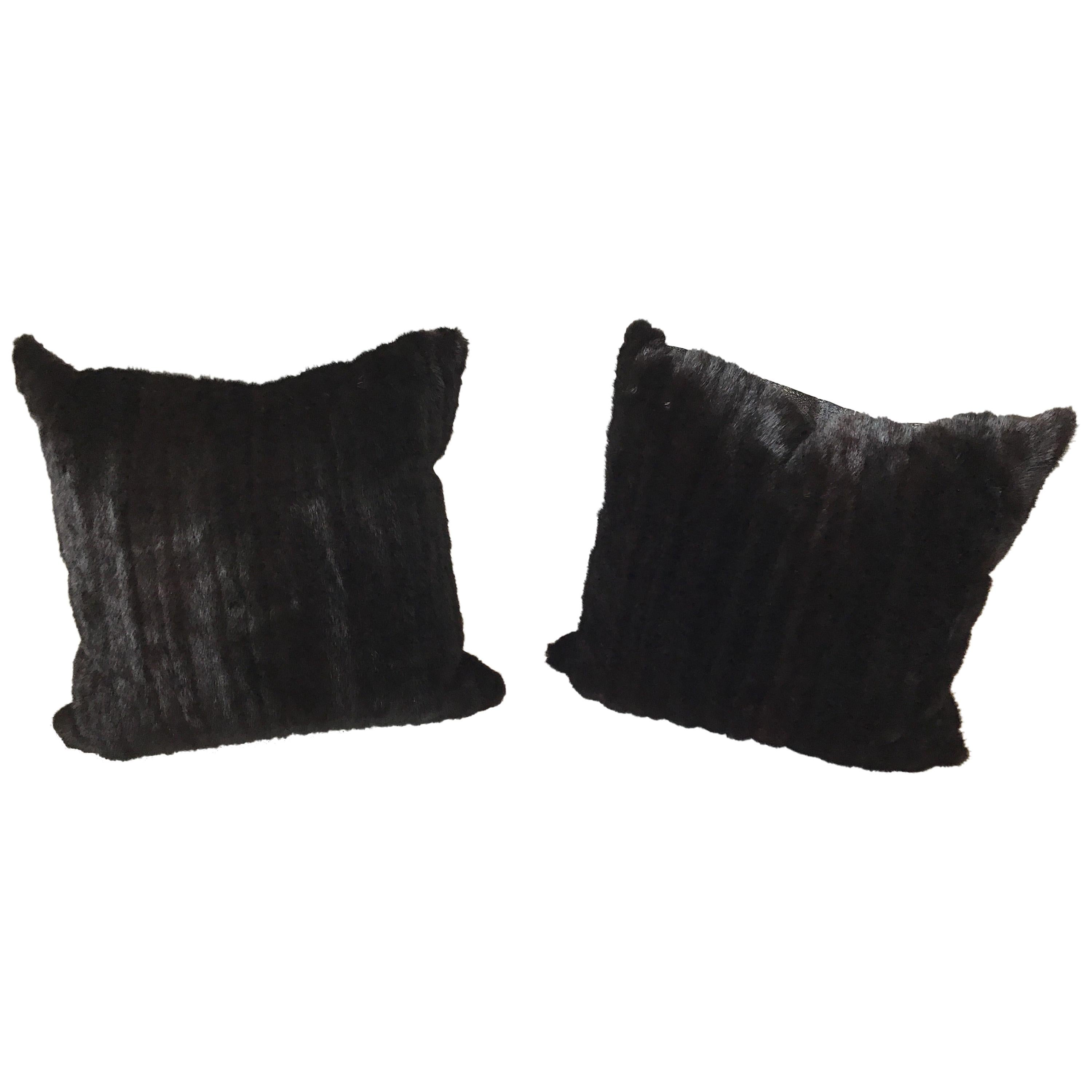 Pair of Mink Pillows