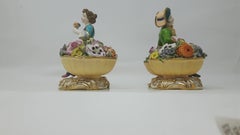Pair of Minton Flower Sellers