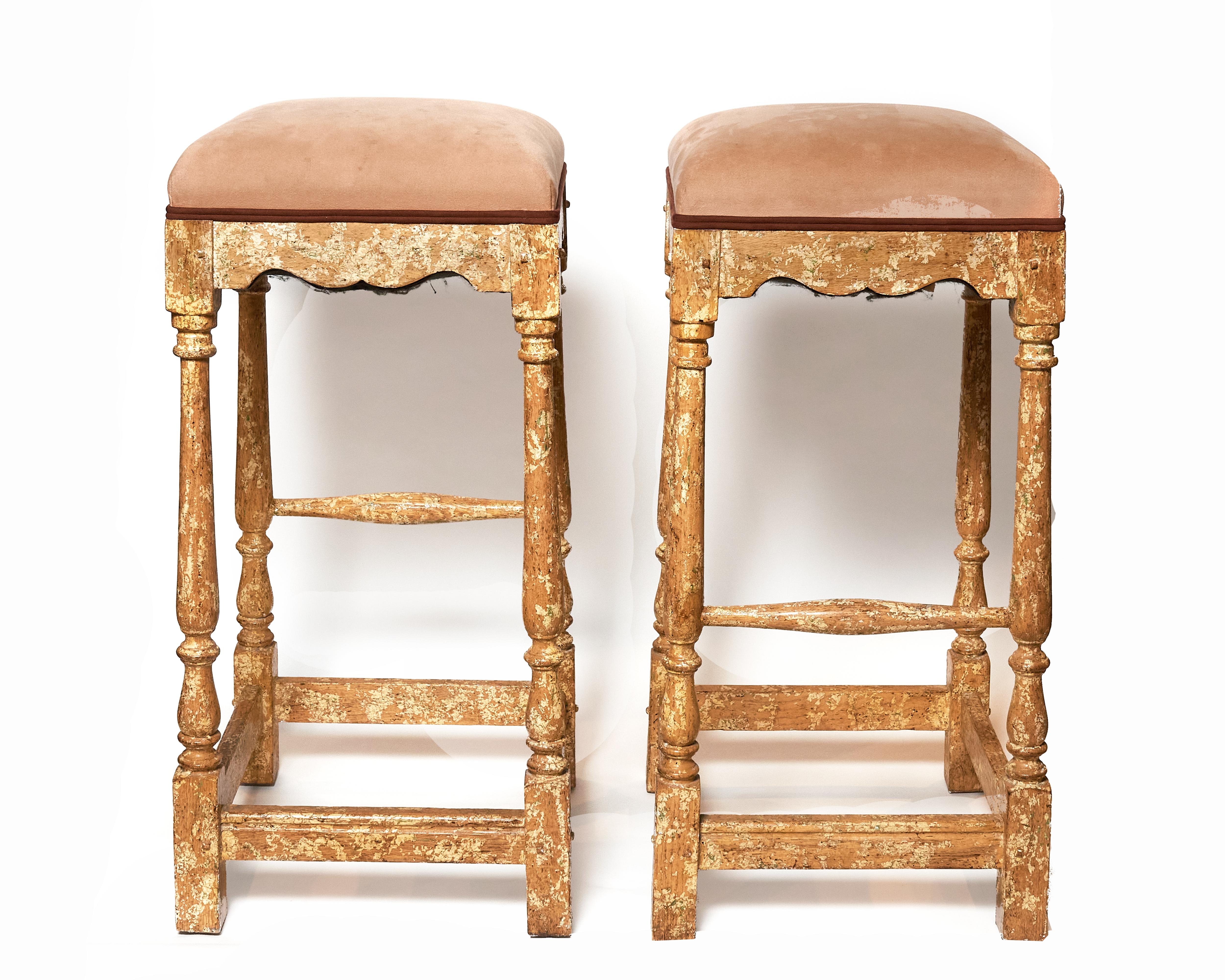 custom antique bar stools