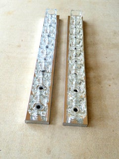 Pair of Mirage Ice Cube Sconces by Gaetano Sciolari for Lightolier