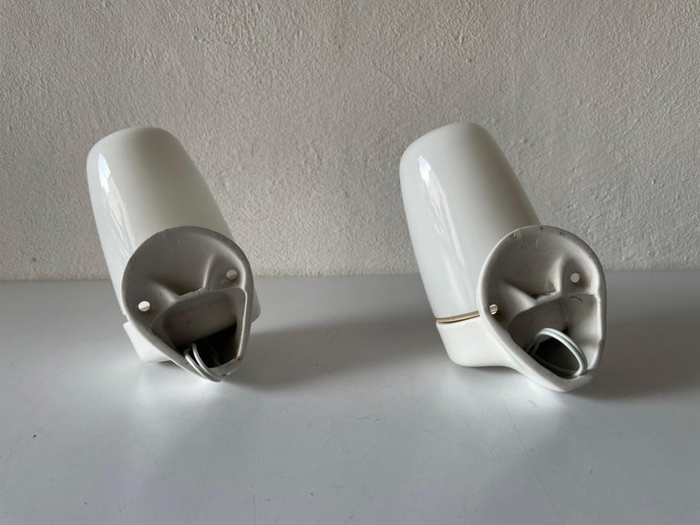 Pair of Mirror Sconces by Wilhelm Wagenfeld for Lindner, 1950s, Germany For Sale 6