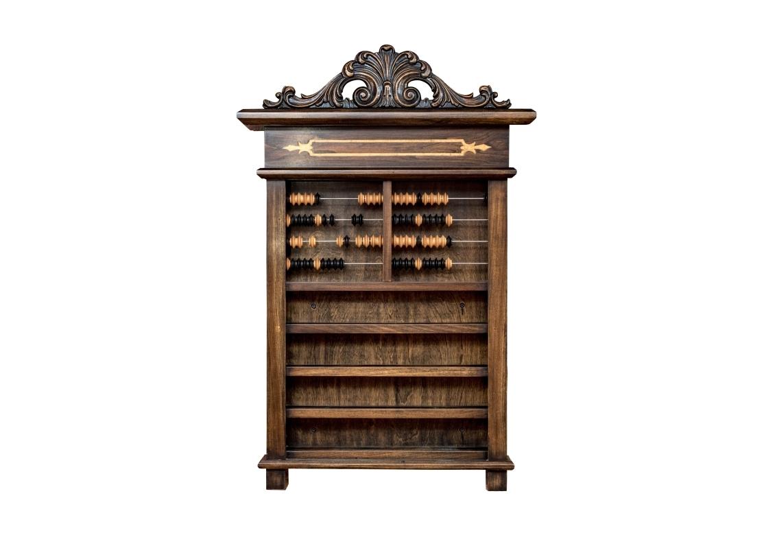 Pair Of Mirrored Billiard Cue Holders With Point Counter en vente 6