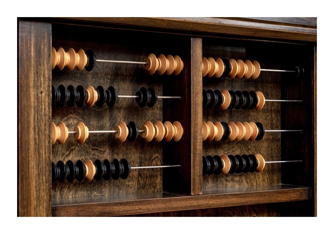 Pair Of Mirrored Billiard Cue Holders With Point Counter en vente 7