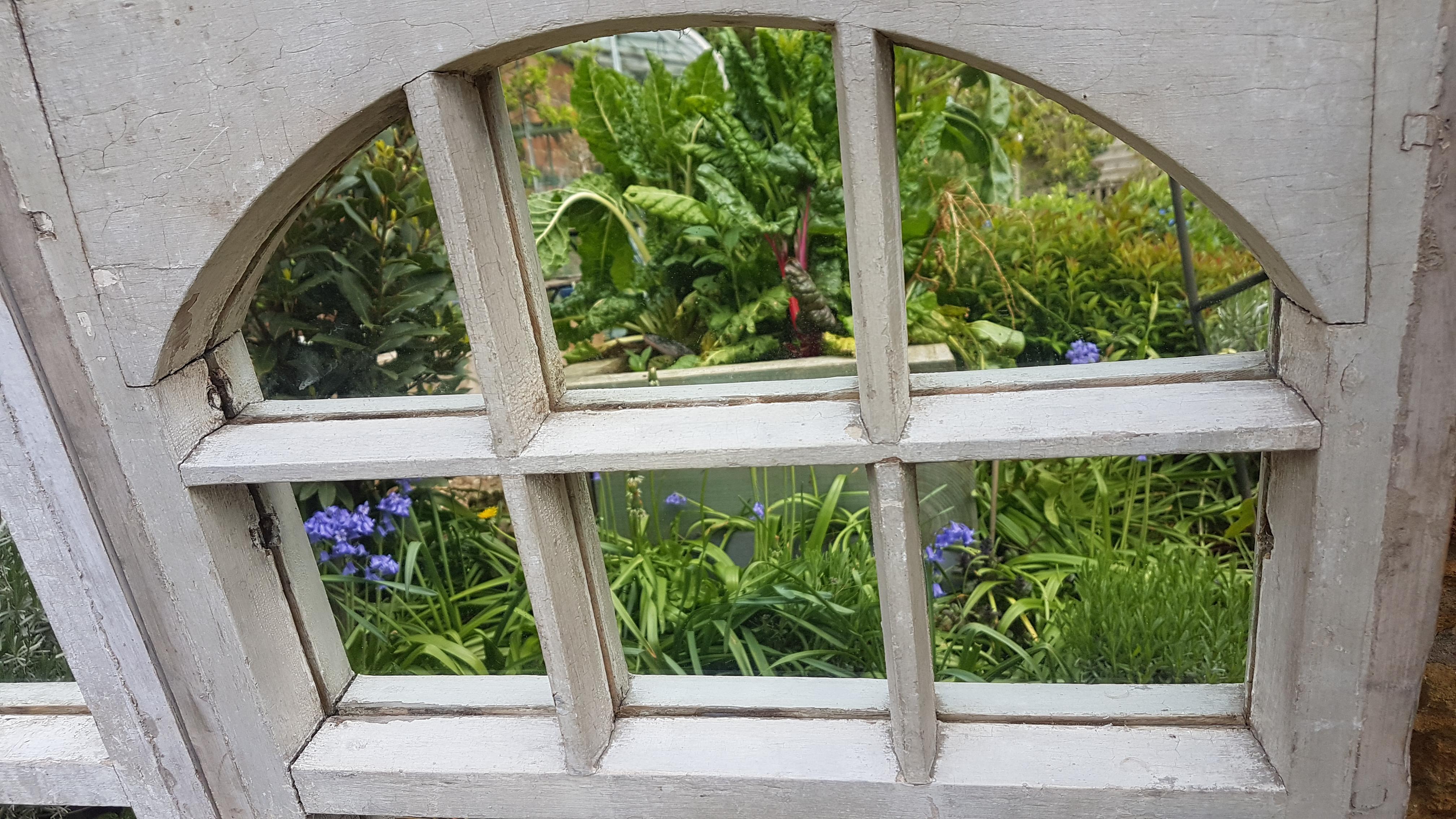 English Pair of Mirrored Edwardian Sunroom Frames For Sale