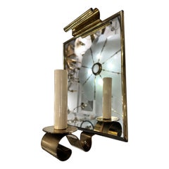 Pair of Mirrored Sconces