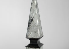 Paire de lampes de table à miroir, dans le style de Serge Roche, France, années 1940