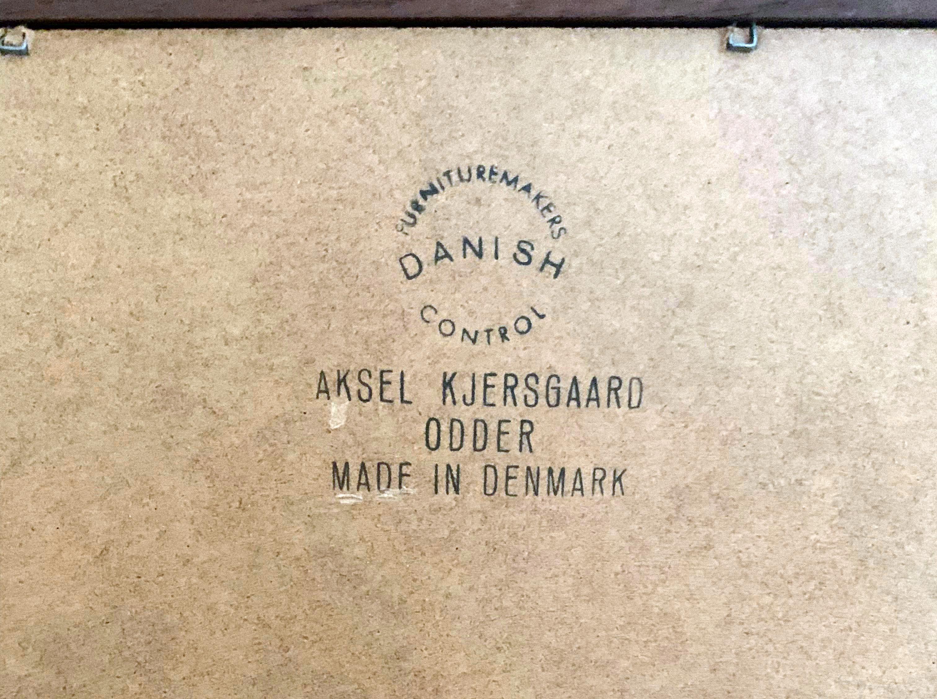 Coppia di specchi di Kai Krisitansen per Aksel Kjersgaard, Model No. 166 4