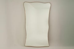 Pair of mirrors in the style of Gio Ponti. Realized in the 1980s.