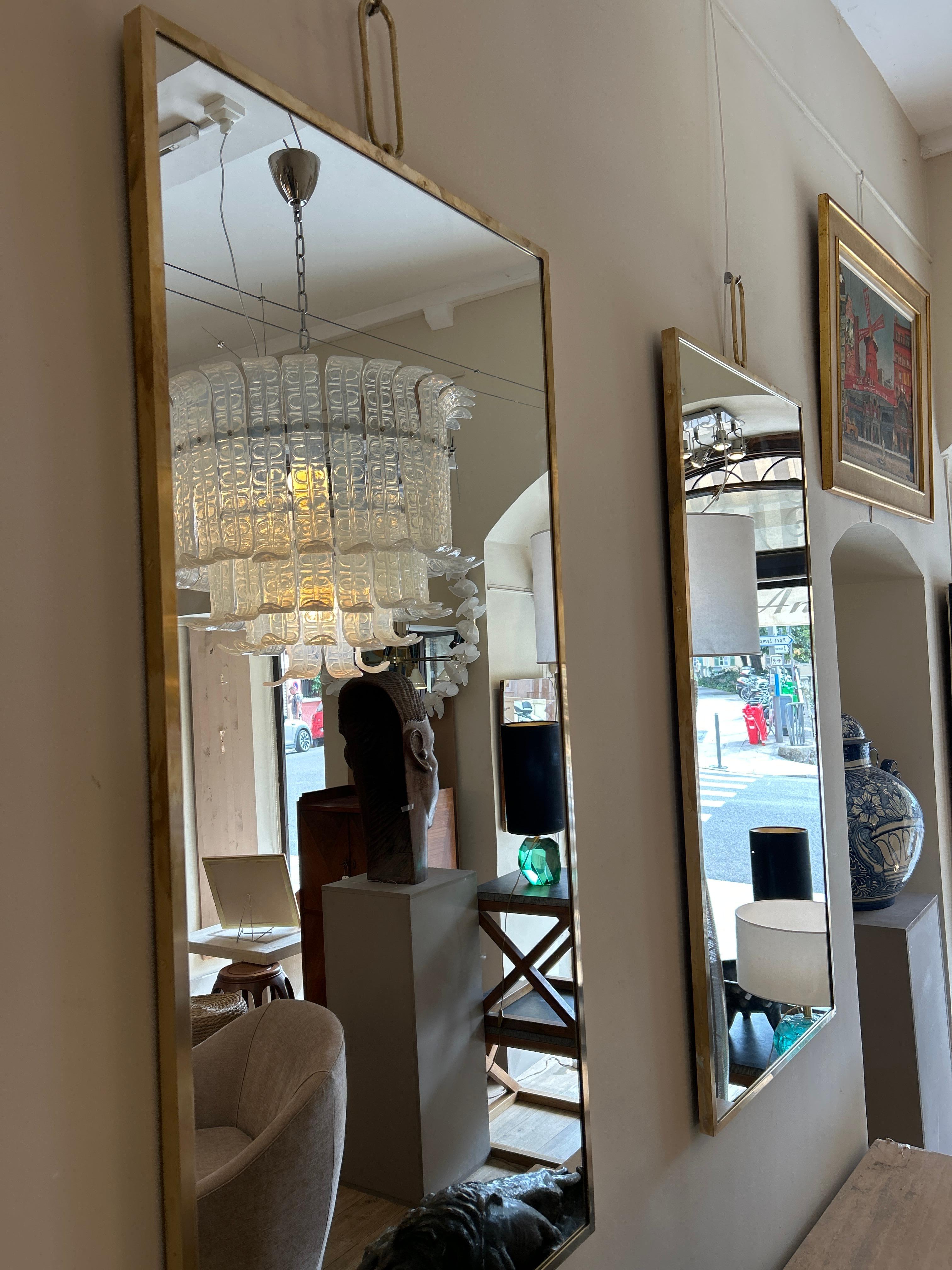 Paire de miroirs, moderniste du milieu du siècle en vente 6