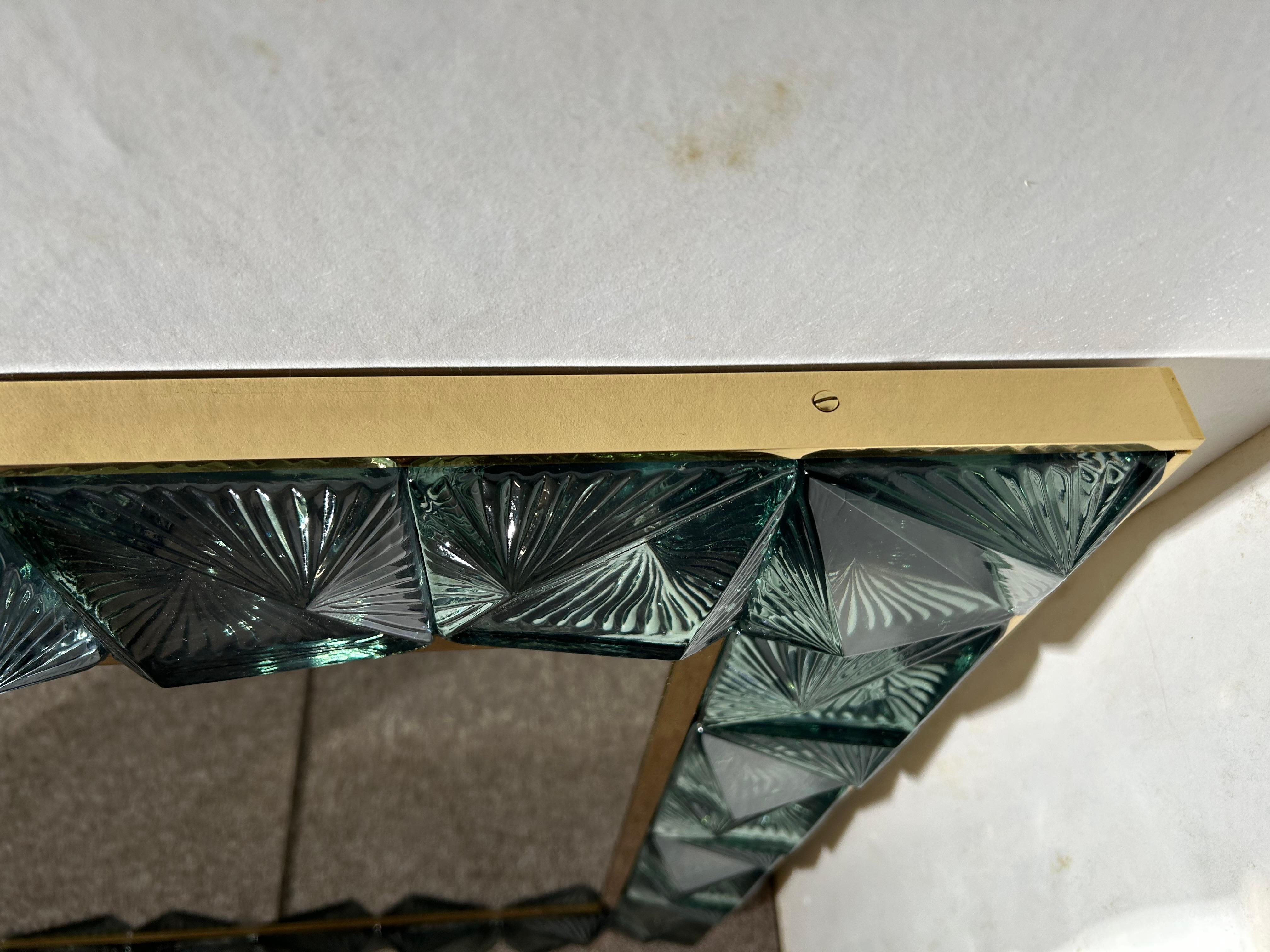 Verre de Murano Pair of Mirrors, Murano, Venice en vente