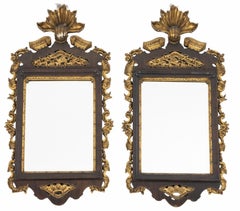 Paire de miroirs du roi José Ier, Portugal, XVIIIe siècle