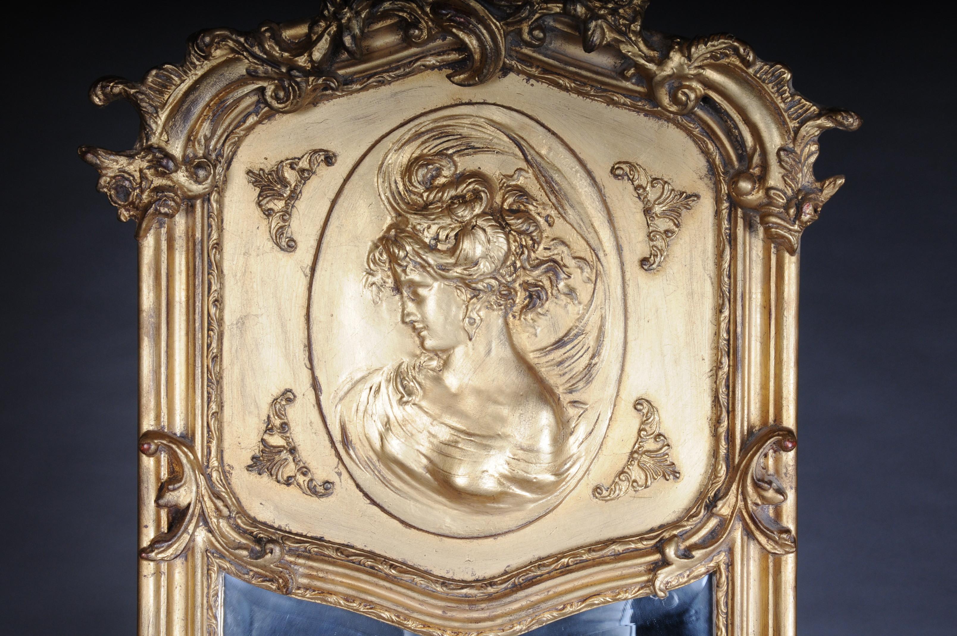 Pair of Mirrors or Wall Mirror in Louis XV / Baroque Style In Good Condition For Sale In Berlin, DE