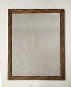 Pair of Mirrors with Wavy Glass