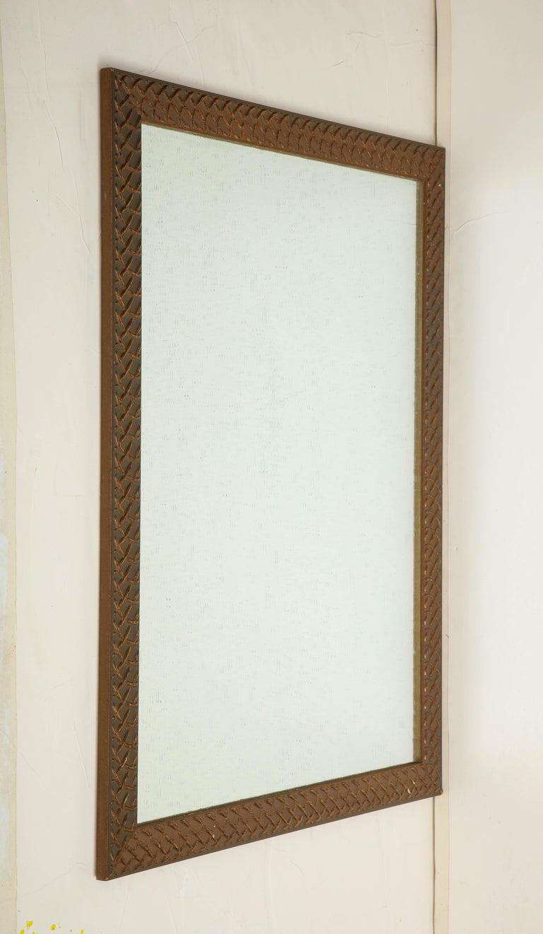 20th Century Pair of Mirrors with Wavy Glass For Sale